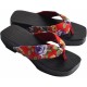 Japanese Wooden Clogs Sandals Japanese Style Anti Slip Leisure Slippers Beach Summer Flip Flops for Women