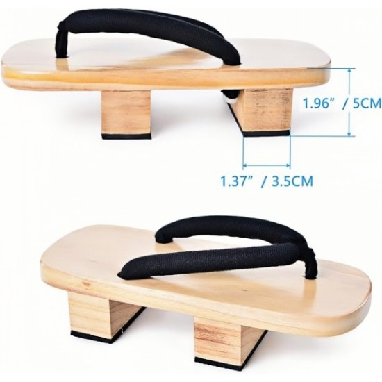 Japanese Wooden Clogs with Tabi Socks For Men Women