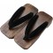 Japanese Shoes Geta for Men Square Wooden Clogs
