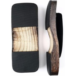 Japanese Shoes Geta for Men Square Wooden Clogs