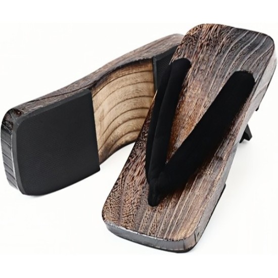 Japanese Shoes Geta for Men Square Wooden Clogs Japanese Shoes Geta for Men Square Wooden Clogs
