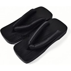 Japanese Shoes Geta for Men Square Wooden Clogs