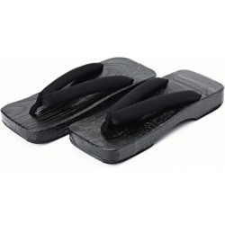 Japanese Shoes Geta for Men Square Wooden Clogs