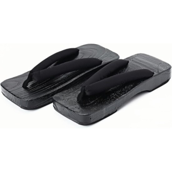 Japanese Shoes Geta for Men Square Wooden Clogs