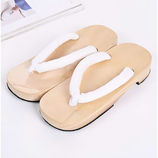 Wooden Clogs Women's  Cosplay Shoes Geta Slippers Japanese