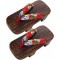 Womens Slippers Womens Slippers Japanese Wooden Clogs Floral Geta Sandals Geisha Slippers