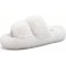 Womens House Slippers Woman Fuzzy Fluff Indoor Slipper Ladies Furry Fur Bedroom Slip On Slipers Women’s Home Winter Open Toe