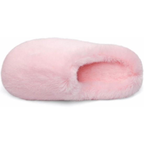 Women's Plush Fuzzy Slip on Indoor Outdoor Winter House Slippers Women's Plush Fuzzy Slip on Indoor Outdoor Winter House Slippers