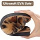 Women's Fuzzy Slippers Cross Band Memory Foam House Slippers Open Toe