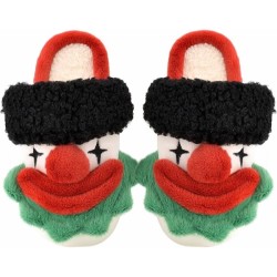 Slippers for Women Men,Cute Fuzzy Slippers, Womens/Mens Kawaii Animal Cartoon Cotton Plush House Slippers