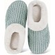 Women's Memory Foam Slippers Comfort Wool-Like Plush Fleece Lined House Shoes for Indoor & Outdoor