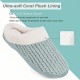 Women's Memory Foam Slippers Comfort Wool-Like Plush Fleece Lined House Shoes for Indoor & Outdoor